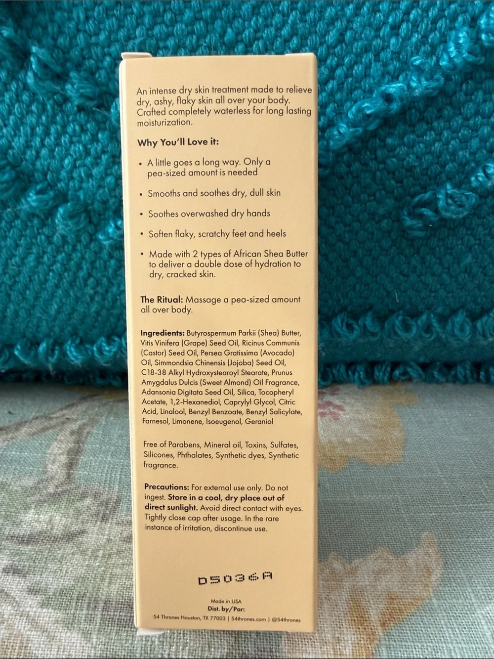54 Thrones Butter Hand & Body Butter 1.7 fl OZ - NIB